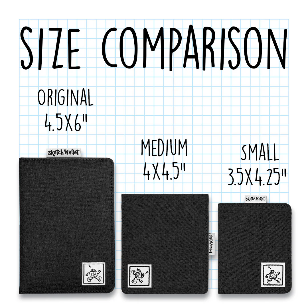 Small Leather Sketch Wallet - Image 5
